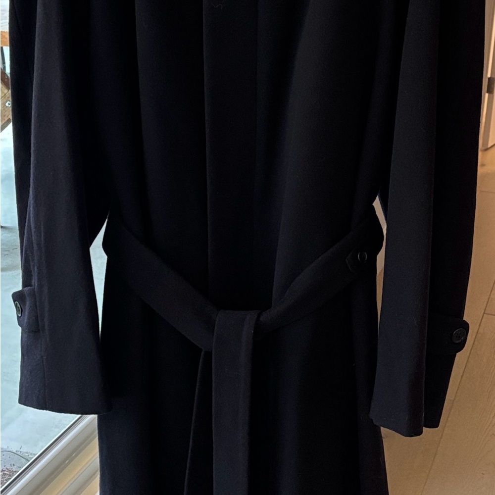 Classic Black Men's Trench Coat